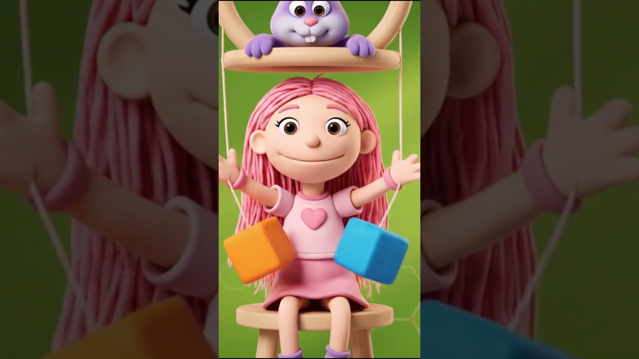 Puppet Girl Controlled by Bunny | 3D AI Animation Short  