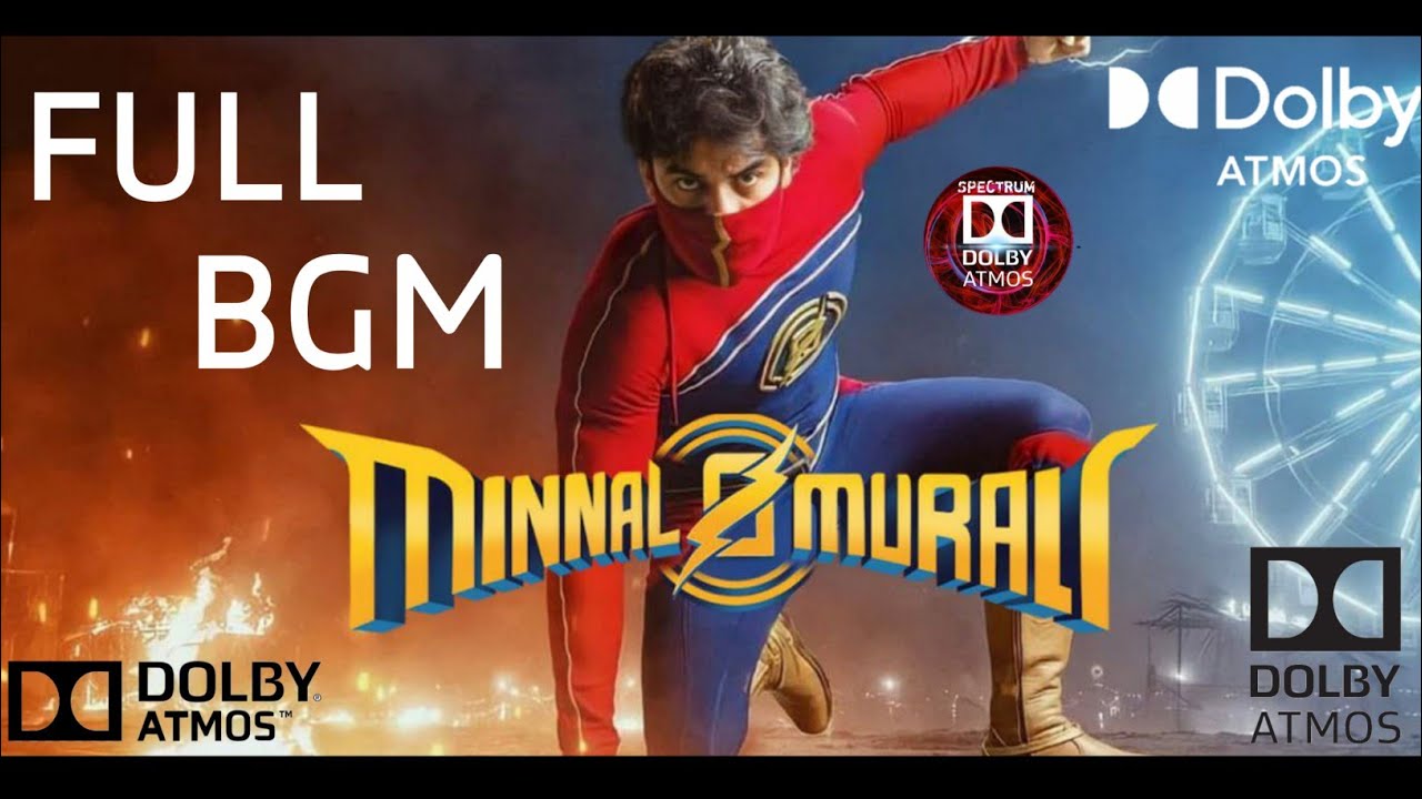 Minnal Murali Full BGM Dolby Atmos Surround Sound | Tovino Thomas | SMDA 