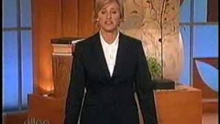 Ellen's relaxing monologue
