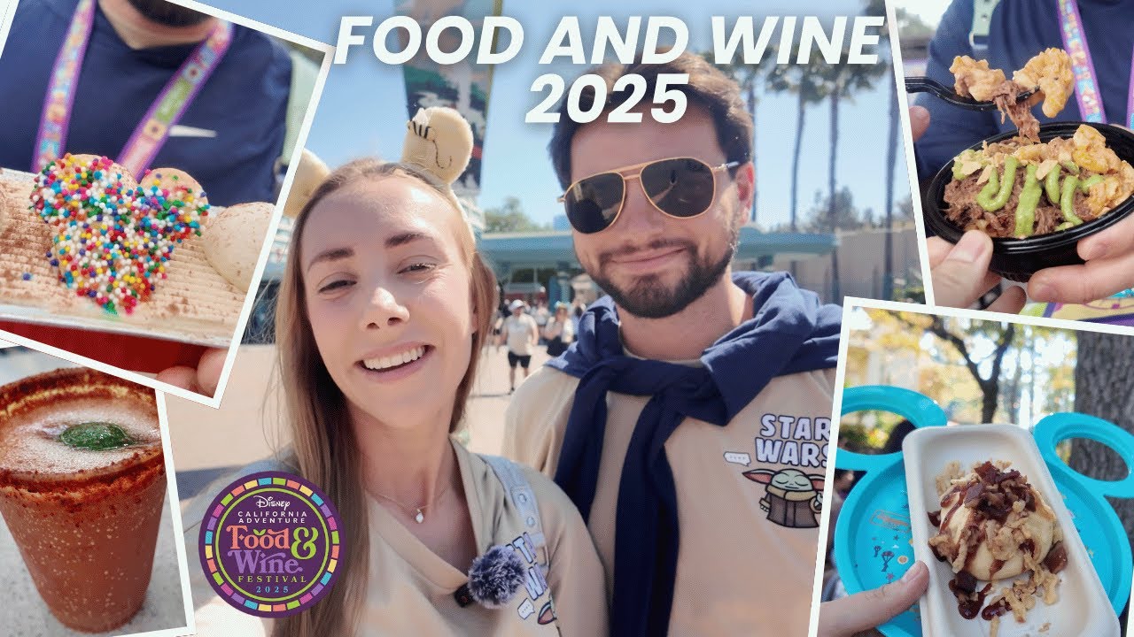 Vem Com A Gente No Festival Food And Wine 2025 | Disney California Adventure | 8 Pratos Diferentes!