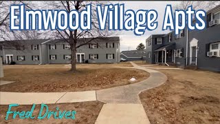 (4K) Elmwood Park NJ! Featuring the grounds of  Elmwood Village Apartments!
