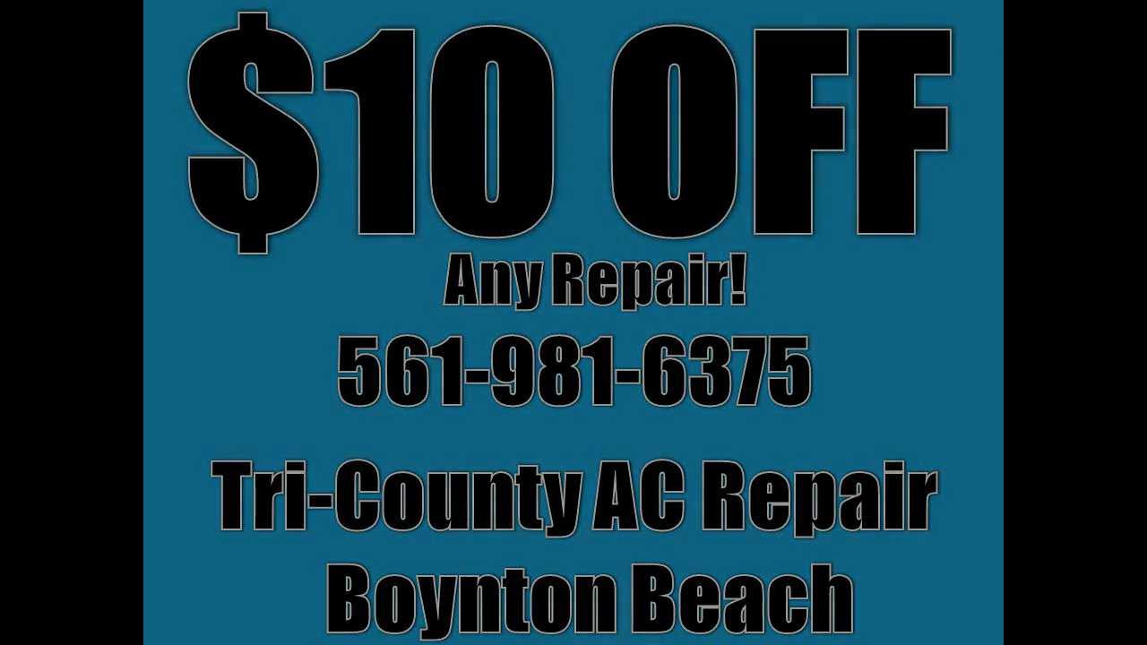 AC Repair Boynton Beach FL (561) 9816375 TriCounty AC YouTube