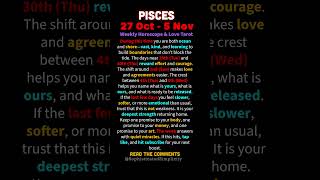 PISCES 🐟 Weekly Horoscope ⚡ Chosen Ones TODAY 🔮 All Signs Daily Weekly LOVE TAROT ❤️ November 2025