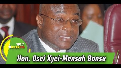 Parliament Resumes From Break But......- Kyei Mensah Bonsu
