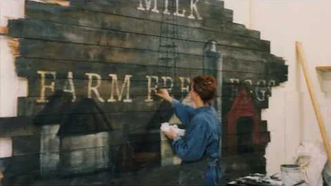 mural, Loretta Weeks, The Farm of Beverly Hills
