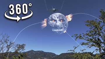 360° VR Lunar Moon shot down by Air Force