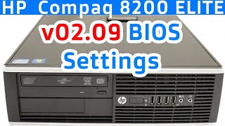 HP Compaq 8200 Elite SFF v2 09 BIOS Settings #redigitt  Ep.399