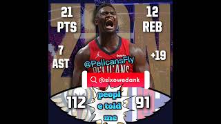 HUGE Zion Williamson Game - Pelicans Win 131-124!
