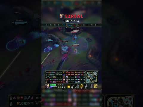 Ezreal PENTA KILL | VN Master Patch 26.12 #shorts