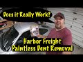 Harbor Freight paintless dent removal tool review
