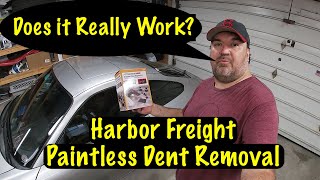 Harbor Freight paintless dent removal tool review