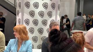 James McAvoy , Jessica Chastain and casts of It Chapter II signing at SDCC
