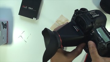 [Not a Review] GGS LCD Screen Protector + LCD Viewfinder (Canon 5D Mark III) Unboxing and Demo