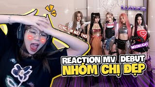 Reaction MV &#39;Moonlight&#39; của năm chị đẹp. MisThy &quot;xỉu ngang&quot; vì tạo hình của chị ruột Lan Ngọc!?