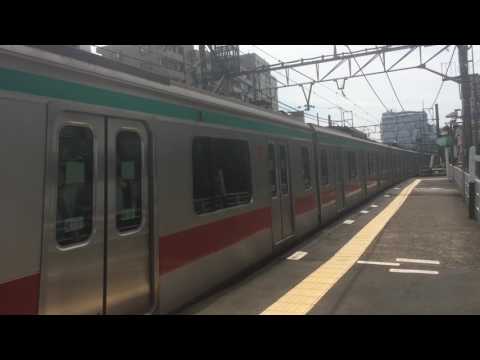 【鉄道動画】牛田駅にて　東急5000系通過シーン