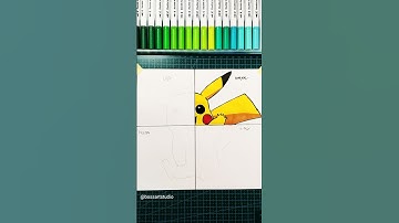 One Drawing, But 4 Different Style (Part 1) - Normal Style! 🎨🖌 #shortsart #viralart #satisfying