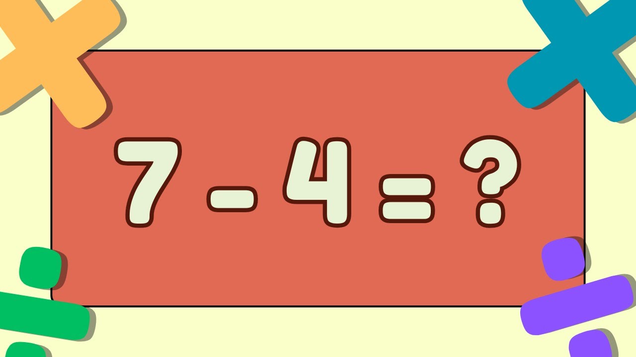 Starter Math Quiz: Kindergarten Subtraction Fun for Beginners