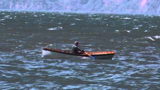 my first time on a rowing boat