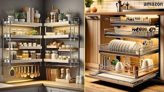 25 Amazon Kitchen Organization &amp; Storage Finds To Maximize Space in Your Tiny Kitchen! (With Prices)