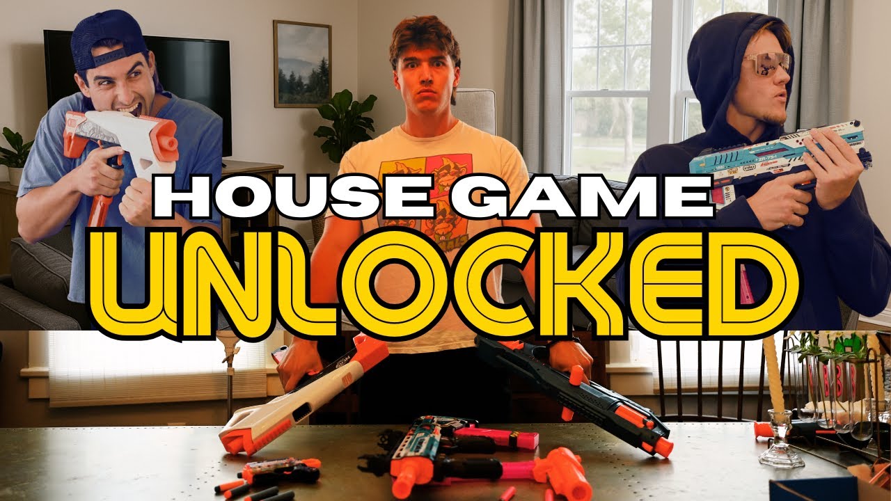 NEW Roommate Games: We INVENTED A New Game Using NERF Guns! (VLOG)
