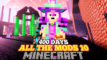 I Spent 400 Days in ALL THE MODS 10 in Minecraft 1.21.1!
