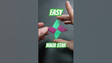 Ninja Star Easy Origami Shuriken Tutorial