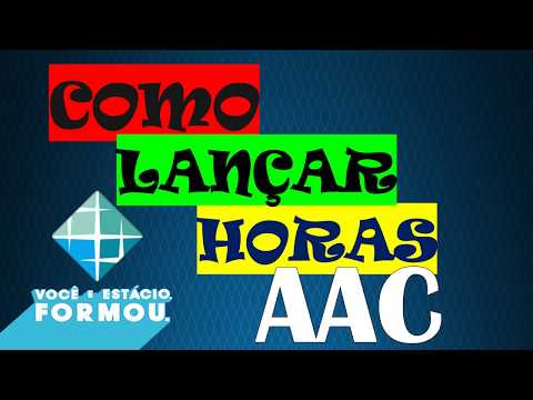 Como LANÇAR HORAS AAC