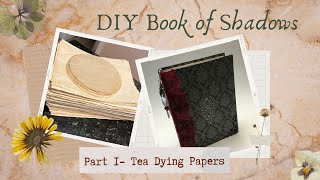 Creating a Handmade Junk Journal Book of Shadows- Part 1