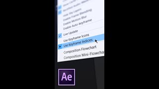 Keyframe Indices in After Effects #Shorts