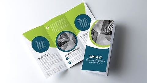 How to Create a Corporate Tri Fold Brochure in Photoshop
