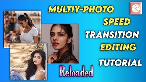Multiple photos Speed Transition Effect Editing Tutorial|kinemaster Trending video Editing
