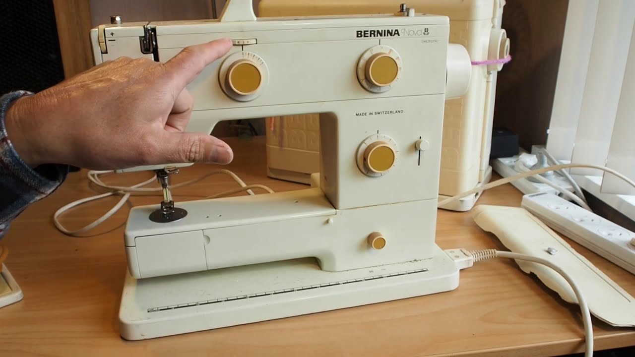Bernina Nova 900 Electronic Sewing Machine Assessment Part 1 YouTube