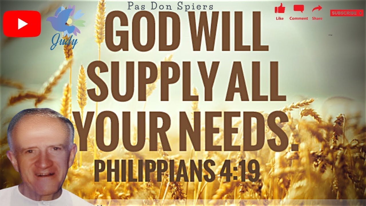 TPM | Message | God Will Supply All Your Needs | Pas Don Spiers