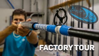 American made hand crafted custom fishing rods - Blackfin Rods Factory Tour