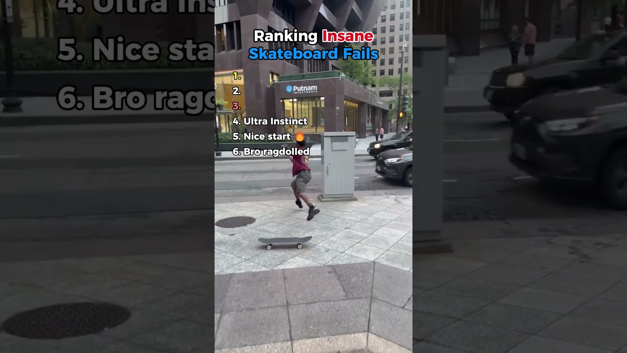 Ranking Insane Skateboard Fails pt.3 