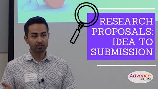 Advance at UNM Research Proposals: From Idea to Submission