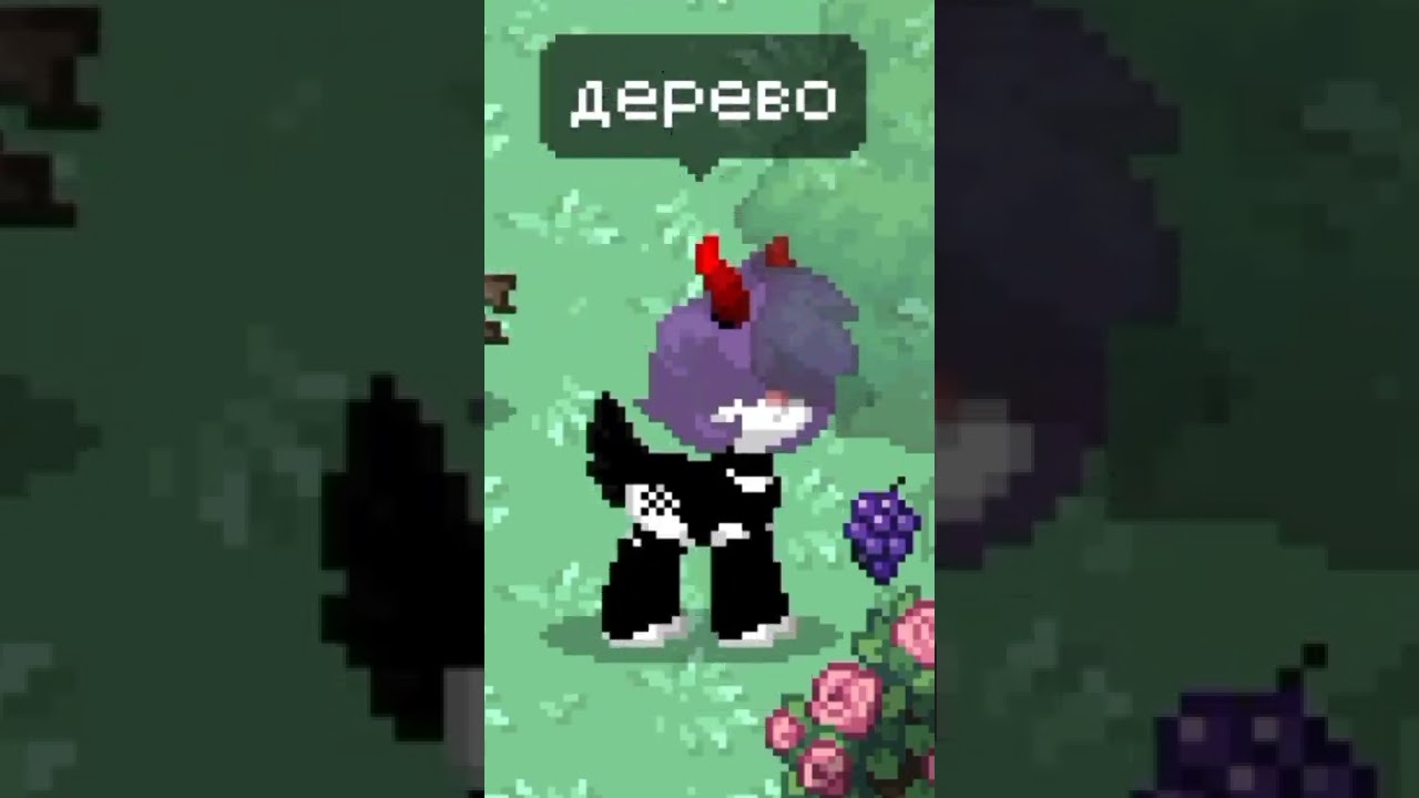 Пранк над пони ( на траве лежит виноград) #2