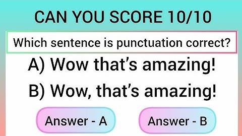 Mixed English Grammar Quiz Can You Score 10/10 | punctuation marks Quiz | English Practice With Quiz