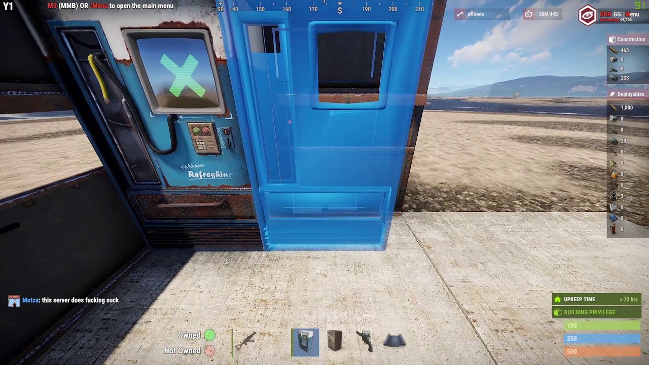 Rust how to hide a TC (Tool Cupboard) - YouTube
