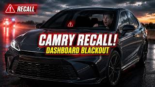 519,000 Toyota Camrys Recalled! Dashboard Could Go BLACK While Driving
