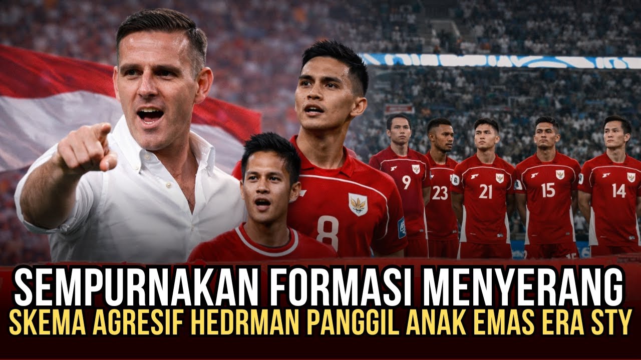 MENGEJUTKAN !! Debut John Herdman!! Tim Inti & Cadangan Indonesia Formasi 4-2-3-1 FIFA Series 2026