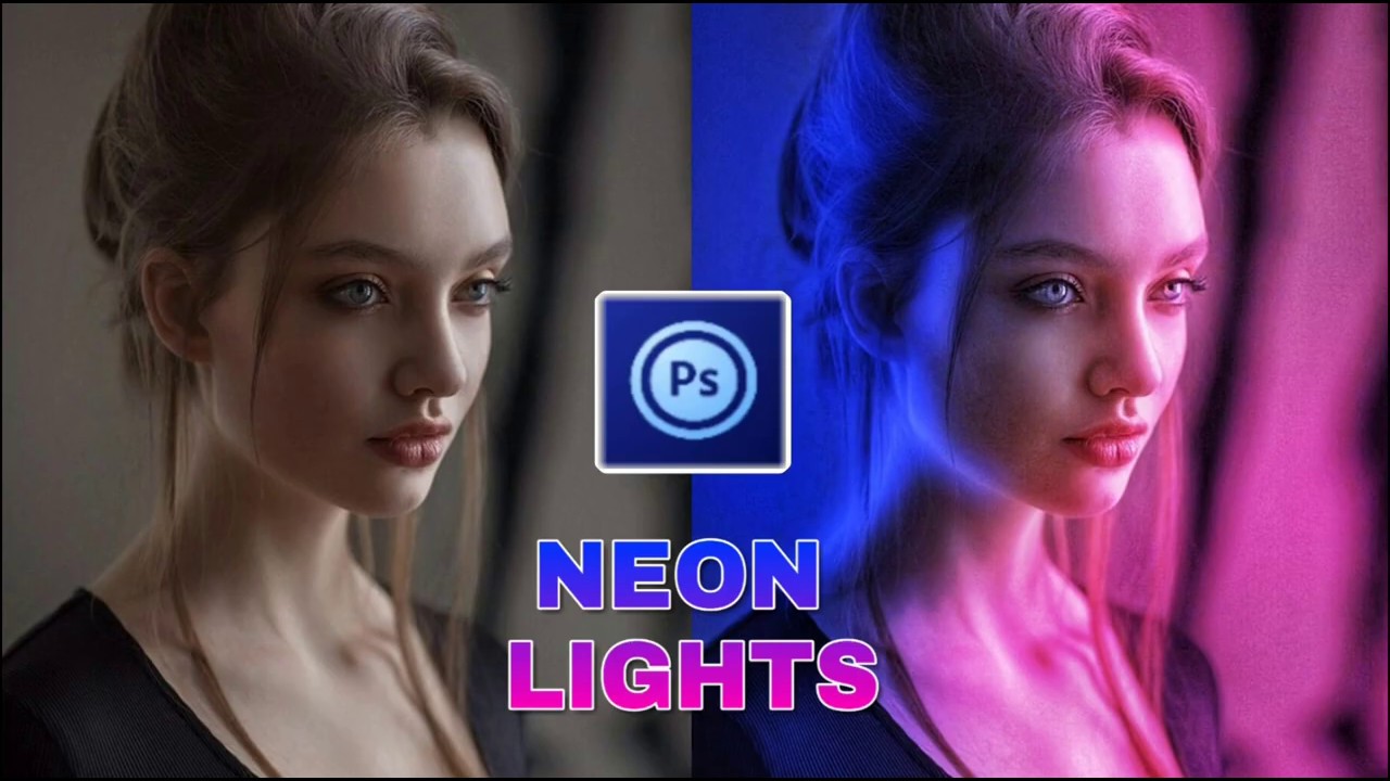 PS Touch [HD]⭐ How to edit your photo with neon lights effect - YouTube