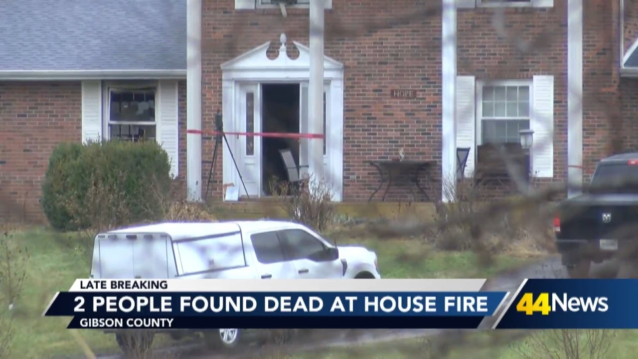 Two people found dead at Gibson County house fire - YouTube