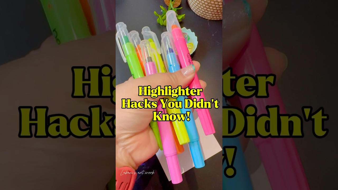 How to use highlighter pen? 