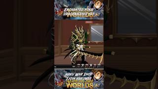 ENCHANTED YOKAI DRAGONSLAYER SET #shorts #aqw #aq2d #armorset #mmorpg #flashgame #jaejin #yokai