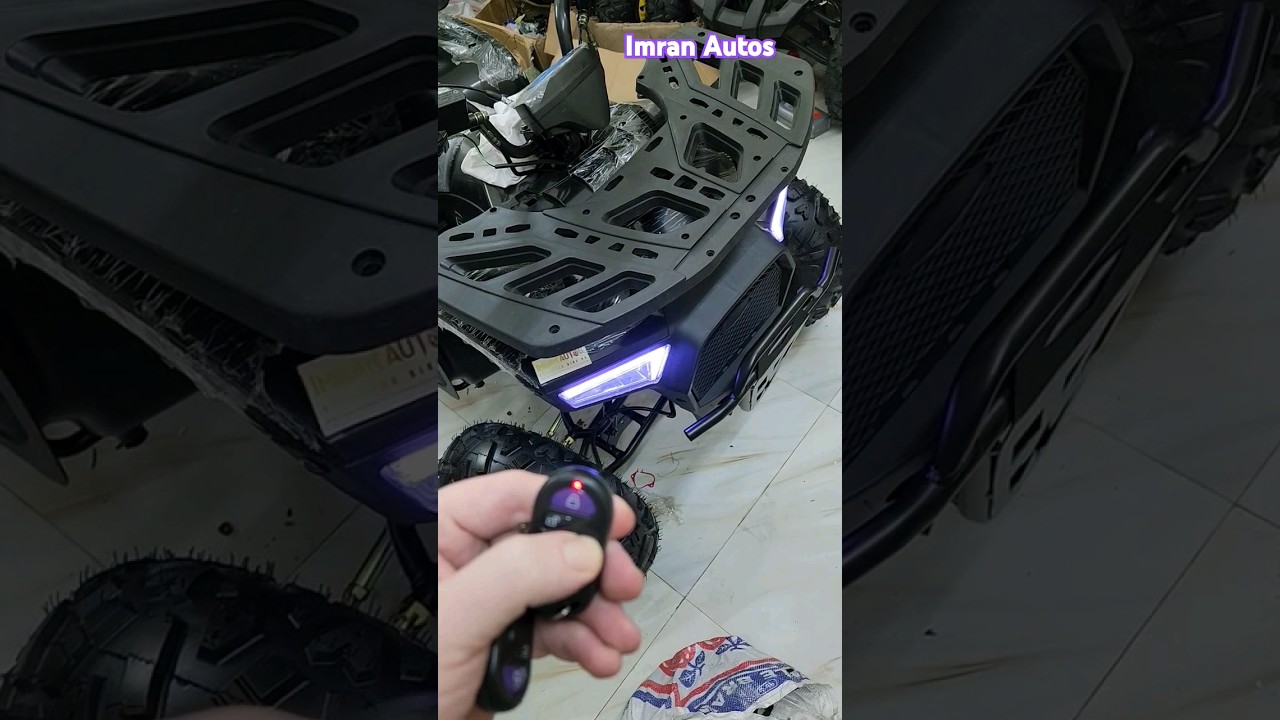 Our Hummer Ultra Pro 125cc ATV Quad Bike comes with remote control engine start & stop with security