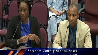Sarasota County School Board Work Session 2-20-18 Pt2