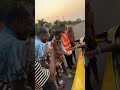 Shatta Wale shows love to a mother on the streets of Accra.