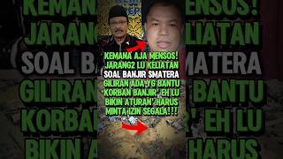 Pedas Netizen Caci Maki Mensos Soal Bantuan Banjir Harus Minta Izin Dulu