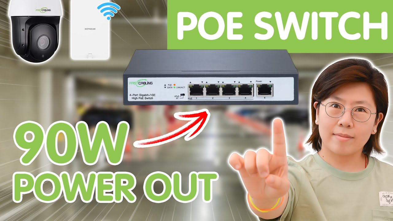 Install High Power PoE PTZ & AP with 802 3bt PoE++ Switch - YouTube